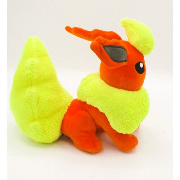 Pokémon WCT Picachu Plush 9"x8" Soft Cuddly Toy Bright Orange & Yellow 2020 - Picture 2 of 5